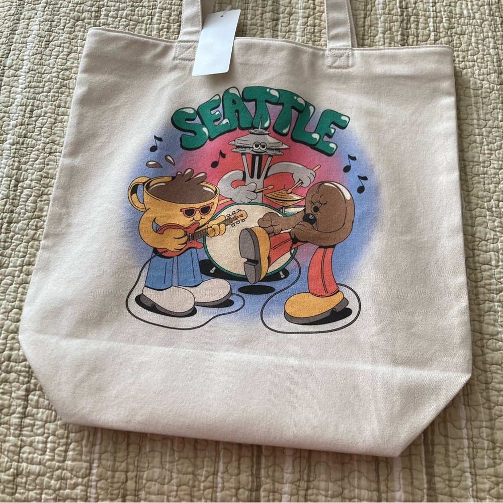 NWT Uniqlo UTme! Tote Bag Seattle